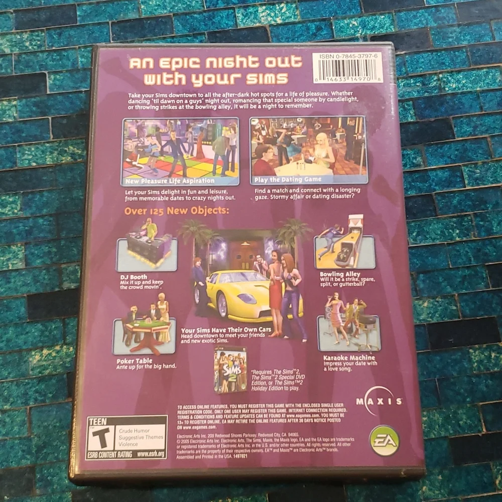 SIMS 2 (PC) - Base Game Plus 2 Expansions (Celebration Stuff & Nightlife)